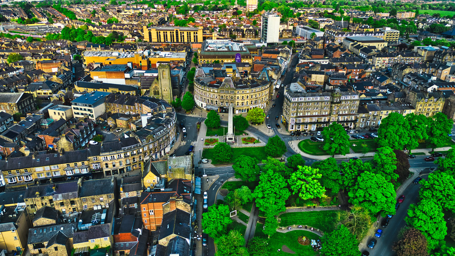 Aerial View of Harrogate Yorkshire