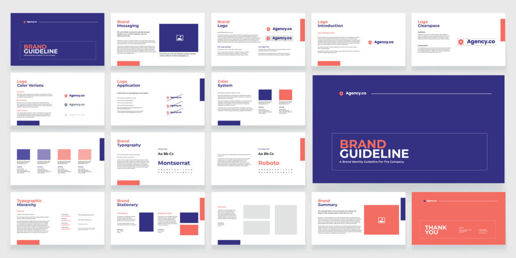Brand guidelines design
