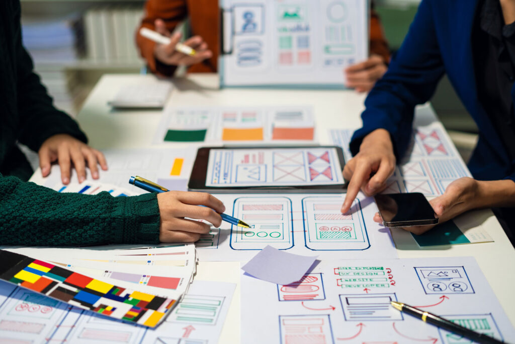 Website mobile responsive planning